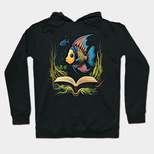 Angelfish Reads Book Hoodie